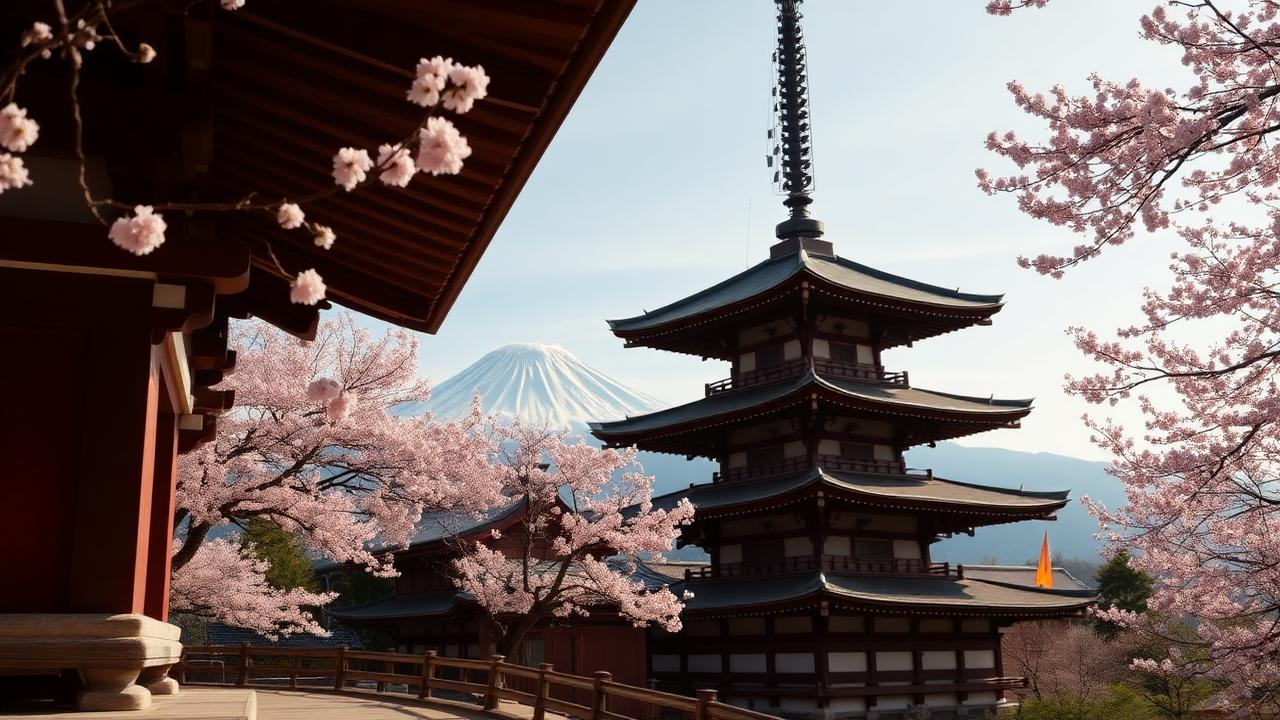 Paysage emblématique de Japon