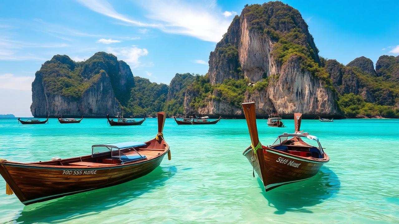 Paysage emblématique de Thaïlande